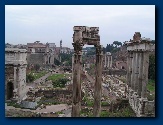 uitzicht van het Cap.Museum op het Forum Romanum�